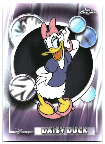 Daisy duck topps chrome - chrome, disney