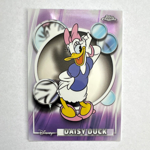 Topps chrome disney daisy - chrome,