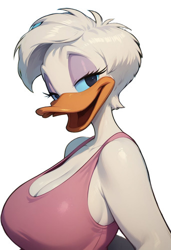 Daisy duck vinyl - vinyl, decal
