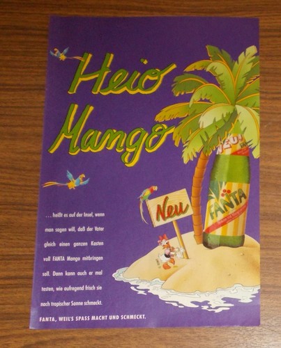 Seltene werbung fanta mango - werbung,