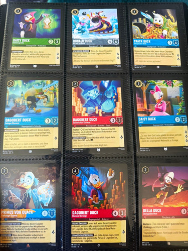 Disney lorcana charakterkarten - disney,