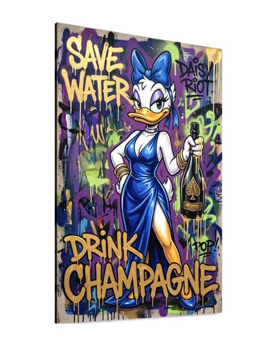 Daisy duck leinwand bild - leinwand,