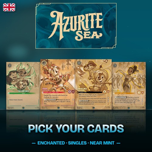 Disney lorcana cards azurite - lorcana,