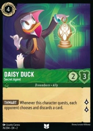 Lorcana daisy duck - lorcana,