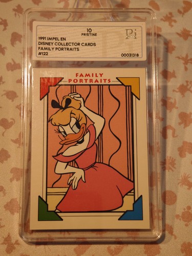 1991 impel disney 122 daisy - disney,